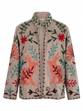 The Beige Rabbit Suzani jacket