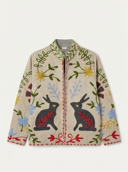 The Dune Rabbit suzani jacket