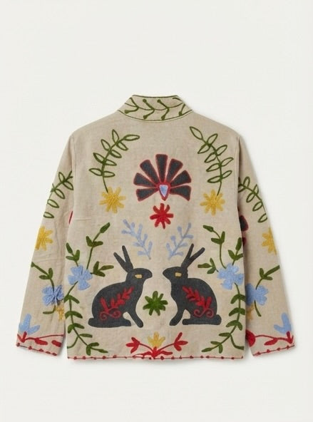 The Dune Rabbit suzani jacket